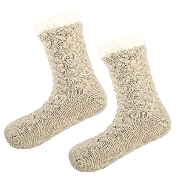 Unisex Winter Thick Non-skid Fuzzy Slipper Socks