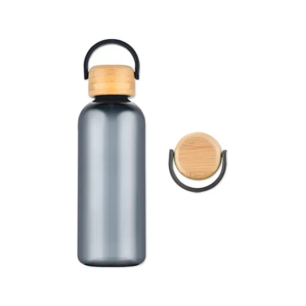 21 Oz. RPET Water Bottle with Bamboo Lid