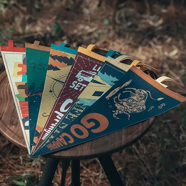 Outdoor Camp Felt Flags