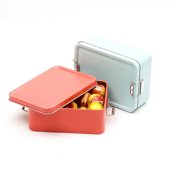 Colorful Rectangle Storage Tin Box