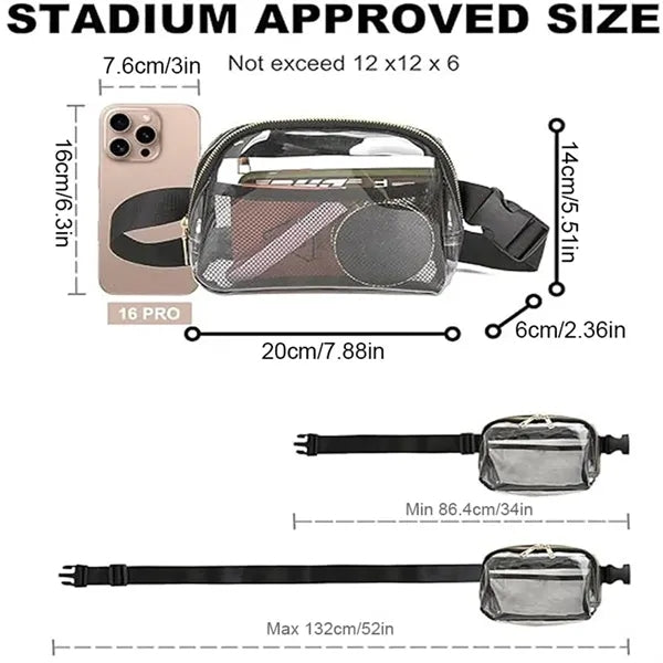 Lulu Clear PVC Fanny Pouch