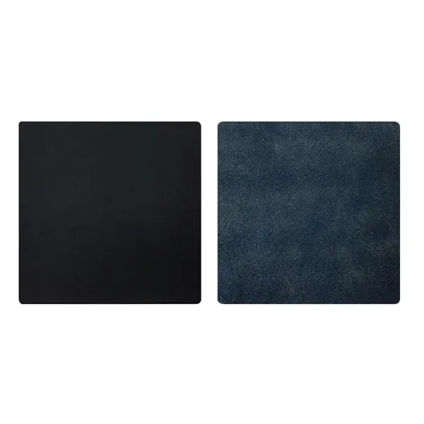 Round Heat-Resistant Stain-Resistant Leather Coaster Set