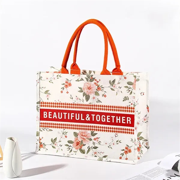 Full Color Canvas Gift Tote Bag