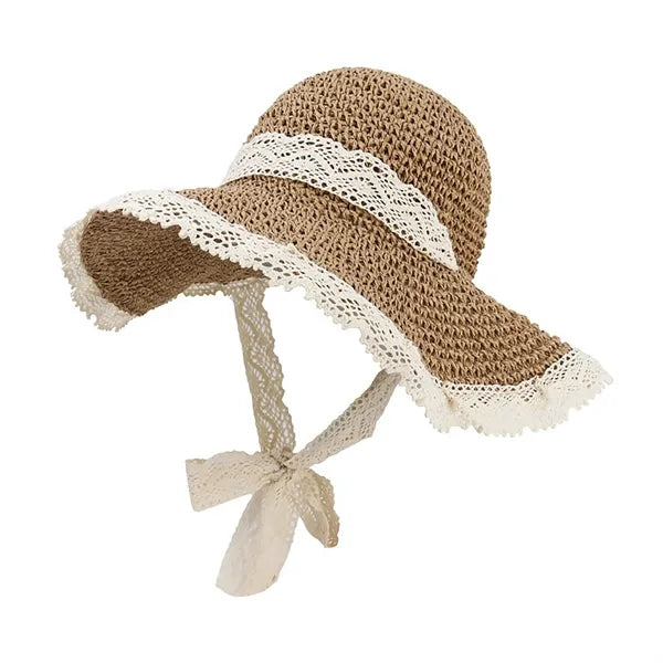 Beach Sun Hat With Logo For Beach, Travel, Activity