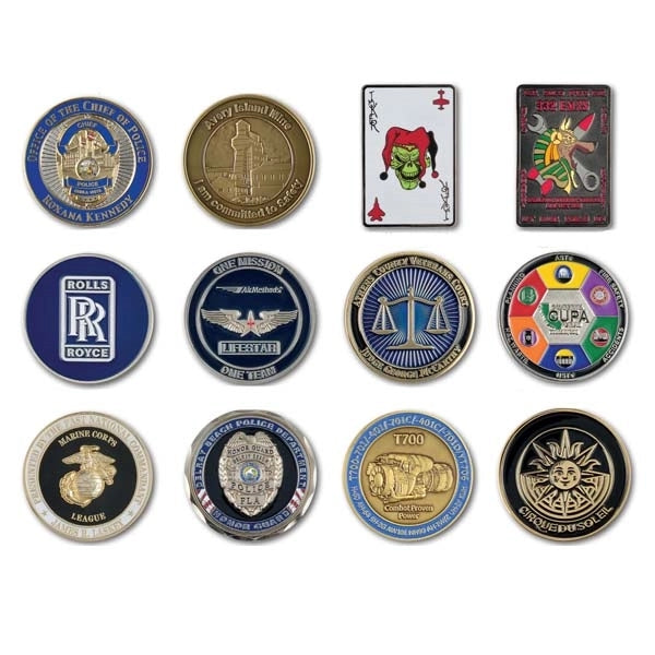Struck Brass Coin - Double Sided, 1 1/4"