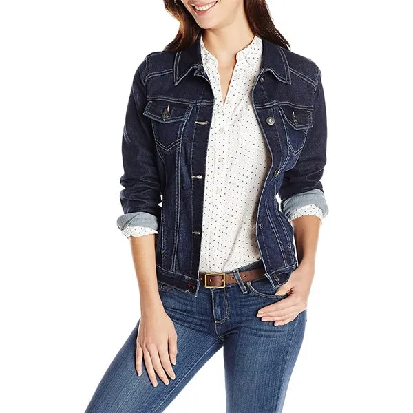 Women Distressed Jean Jackets