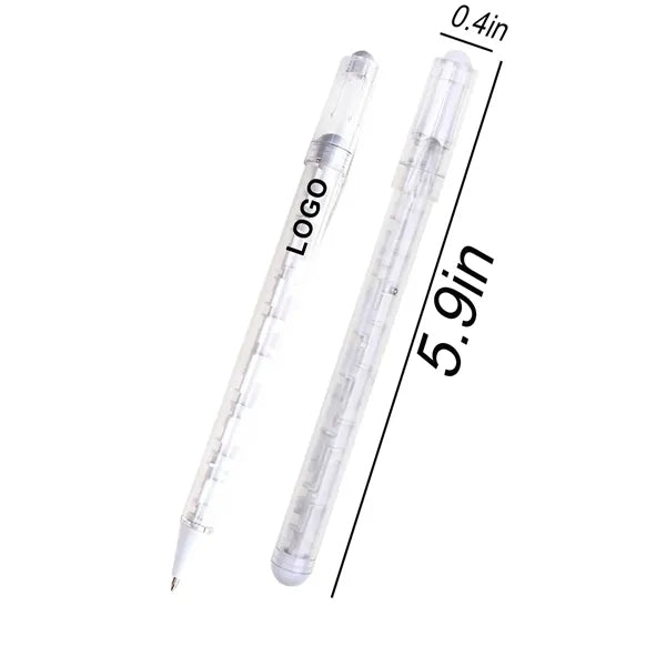 Plastic-Made Brain-Teasing Maze-Embedded Advertising Pen