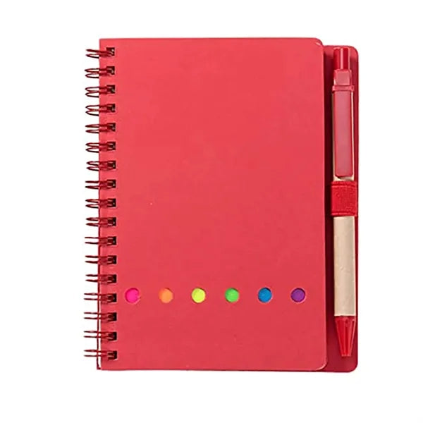 Lined Spiral Kraft Notebook