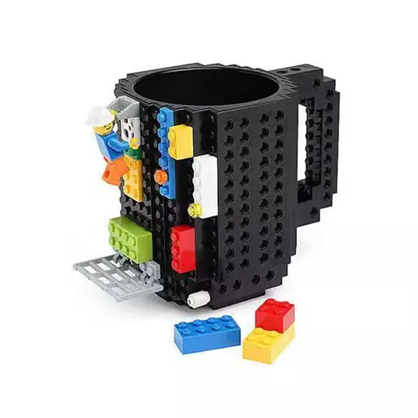Funny Diy Novelty Cup With Building Blocks