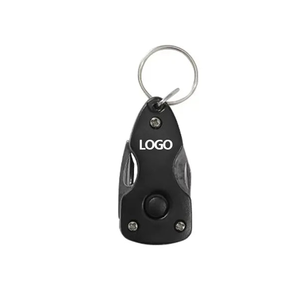 Multifunction Keychain Tool with LED Light