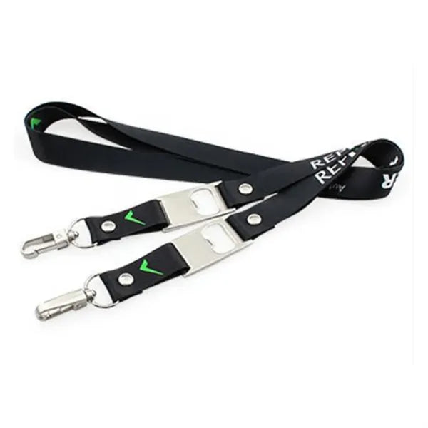 Heat Transfer Bottle Opener Lanyard