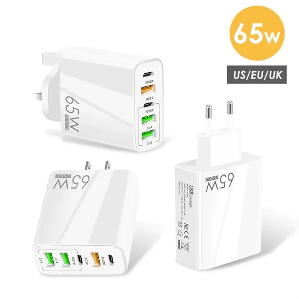 Pd65W Fast Charger Block