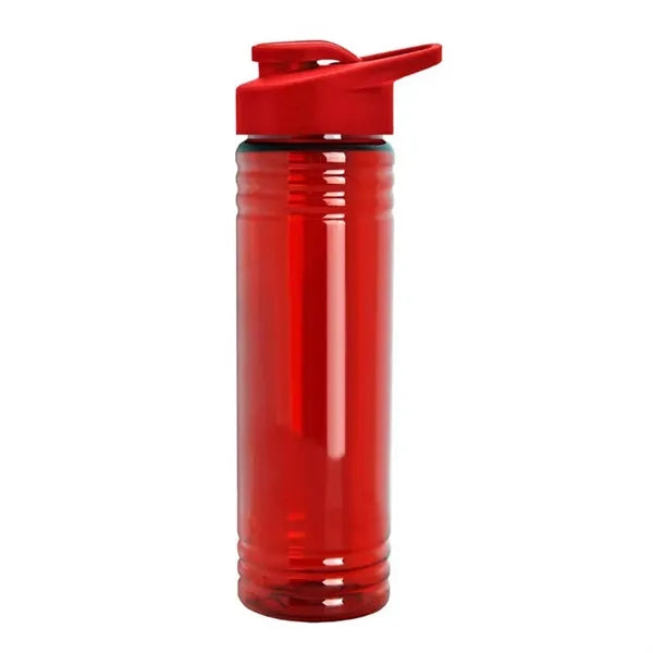 Clear Transparent 24 OZ Slim Fit Sports Plastic Water Bottle