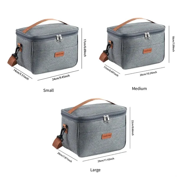 Large Insulated Lunch Bag Box