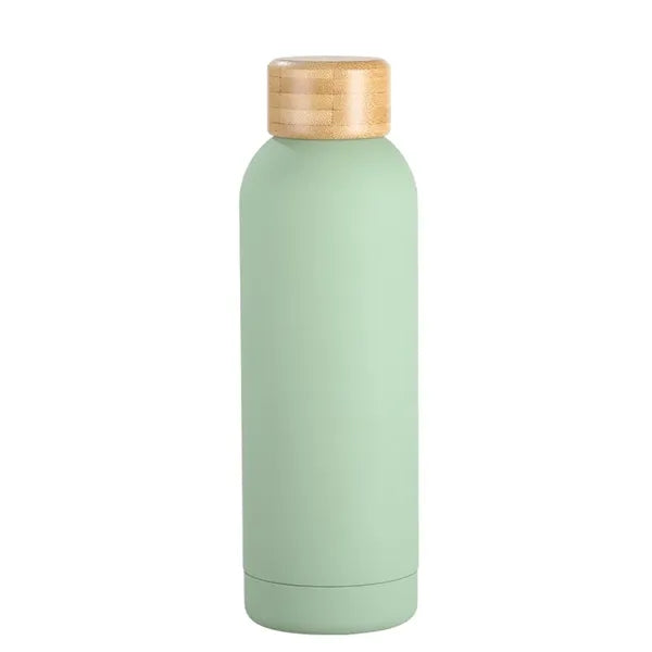 17Oz Bamboo Lid Stainless Steel Thermos Cup