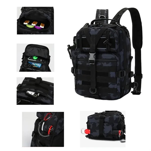 Multi Carry Tactical Nylon Sling Bag