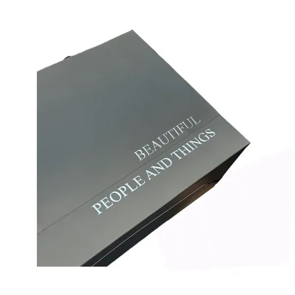 Medium Size Matte Laminated Paper Bag with Ribbon Handles