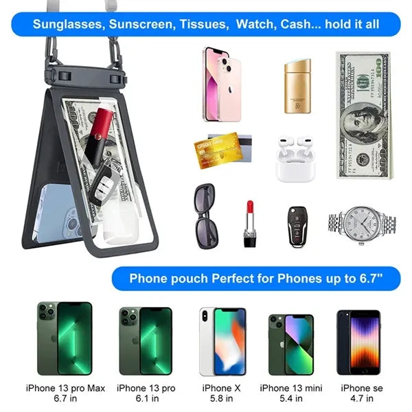 Double Space IPX8 Waterproof Phone Bag