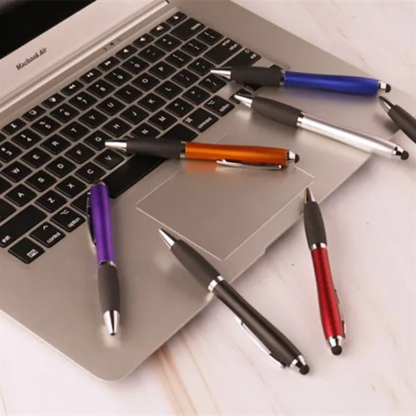Stylus Ballpoint Pen Dual Tip For Touch Screens