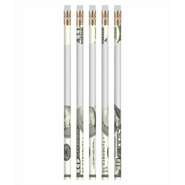 Union Printed - Money Themed Assortment Pencils with 1-Color