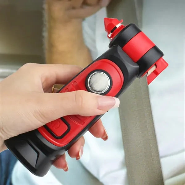 Emergency Safety Magnetic Multi Tool Flashlight with Hammer