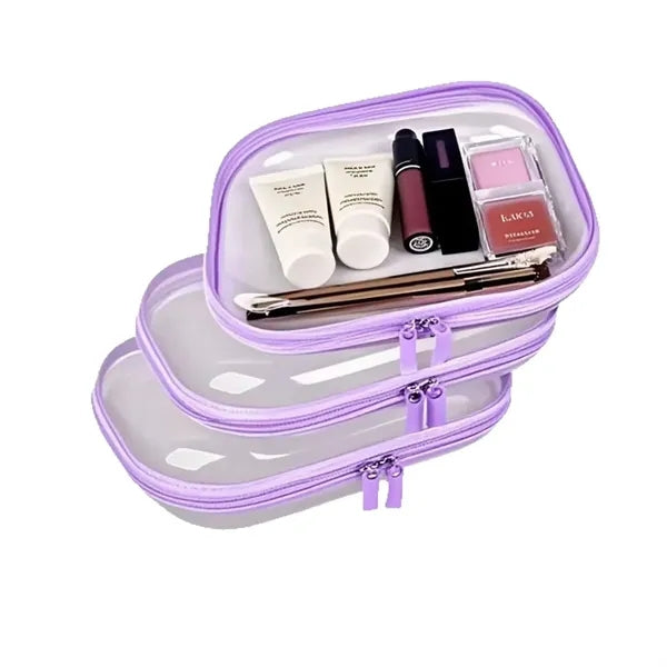 Clear PVC Zipper Makeup Bags