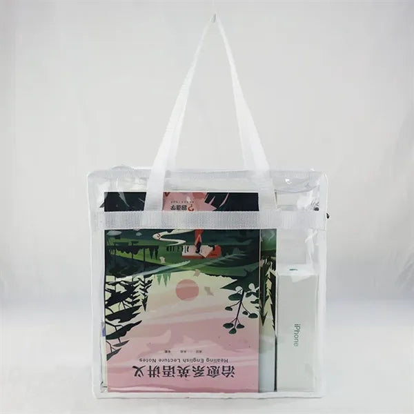 Clear Drawstring Tote Bag Shoulder Pack