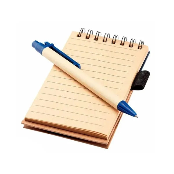 Eco Spiral Notebook with Matching Recycled Pen