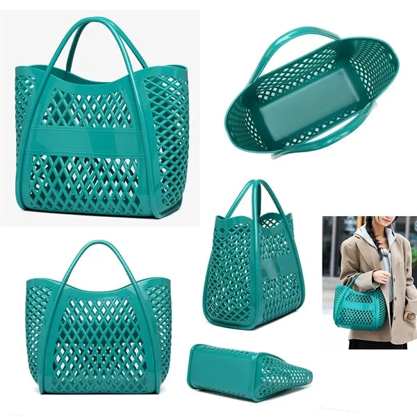 Portable Waterproof PVC Grocery Beach Bag