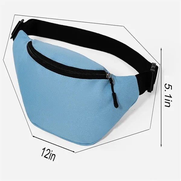 Oxford Cloth Waterproof Large-Capacity Adjustable Waist Pack
