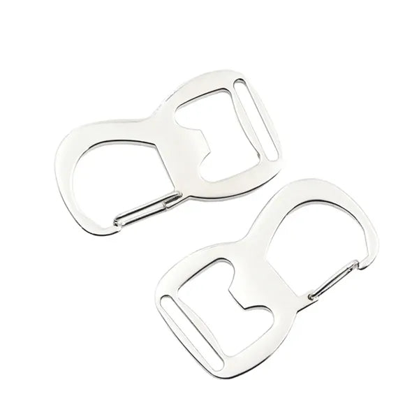 Multi Self-Locking Carabiner Bottle Opener Keychain Tool