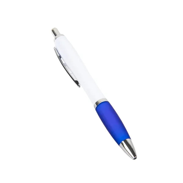Press-Type Plastic Barrel Ballpoint Pen