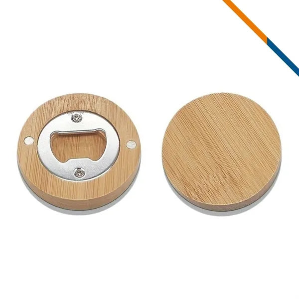Qubaz 2in1 Bamboo Magnetic Bottle Opener