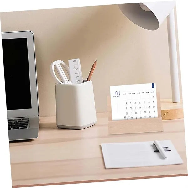 Wooden Menu Holder Office Card Display Stand
