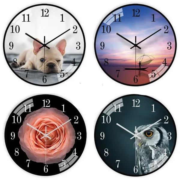 Full-color Printing Round Wall Clock