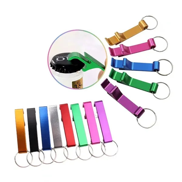 Colorful Bottle Opener Keychain