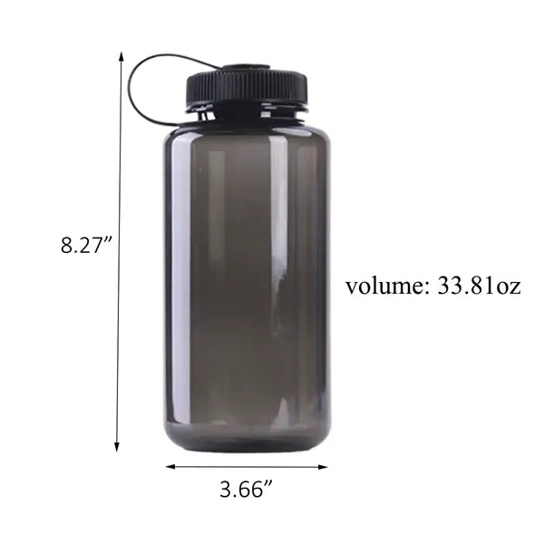 33.81oz Outdoor Plastic Sports Water Bottle
