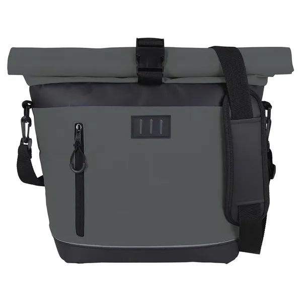 PVC Water Resistance Crossbody Roll Top Cooler Bag