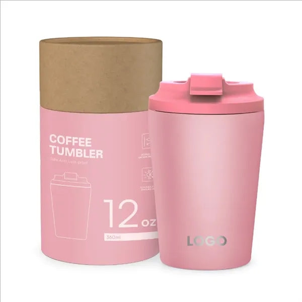 12 Oz Stainless Steel Double-Layer Coffee Thermos