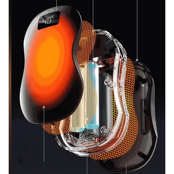Double sided 2 in 1 Magnetic Hand Warmer Power Bank