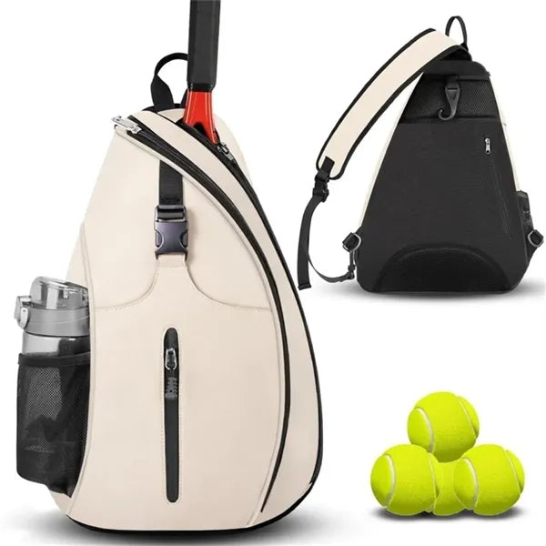 Tennis Sling Bag with Multiple Compartments