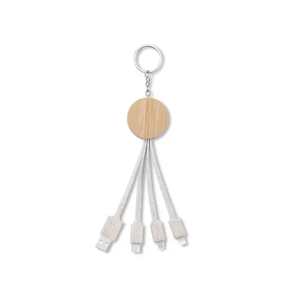 4 in 1 Charging Cable w/Keychain