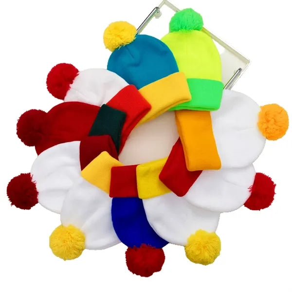 Knit Pom Beanie Hat