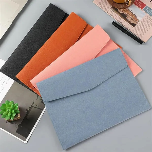 PU Leather Envelope File Folders