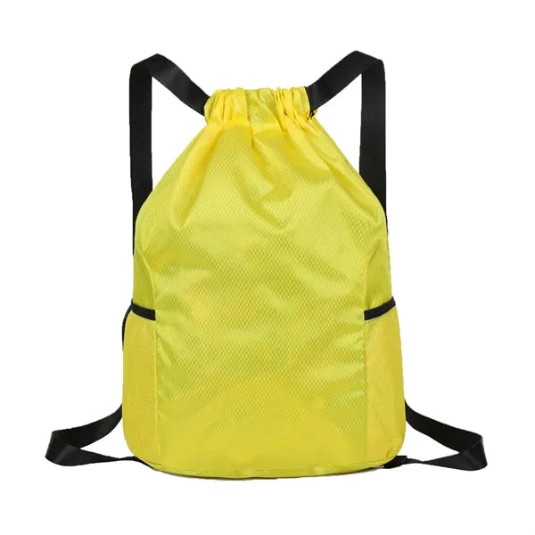 Water-repellent Drawstring Backpack