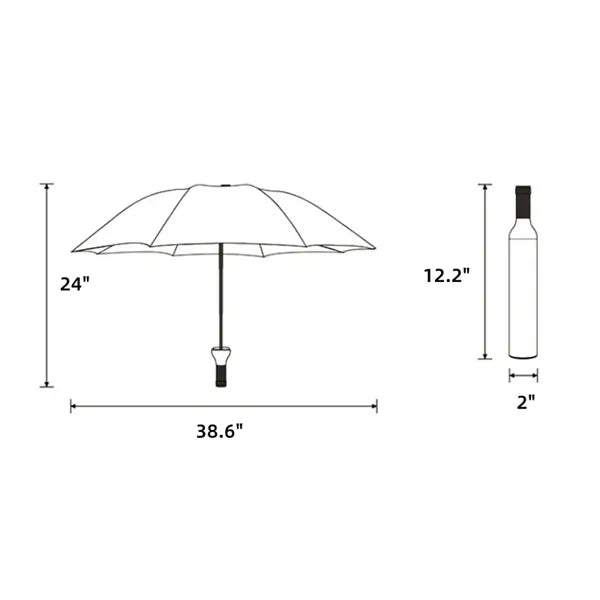 Wine Bottle Umbrella