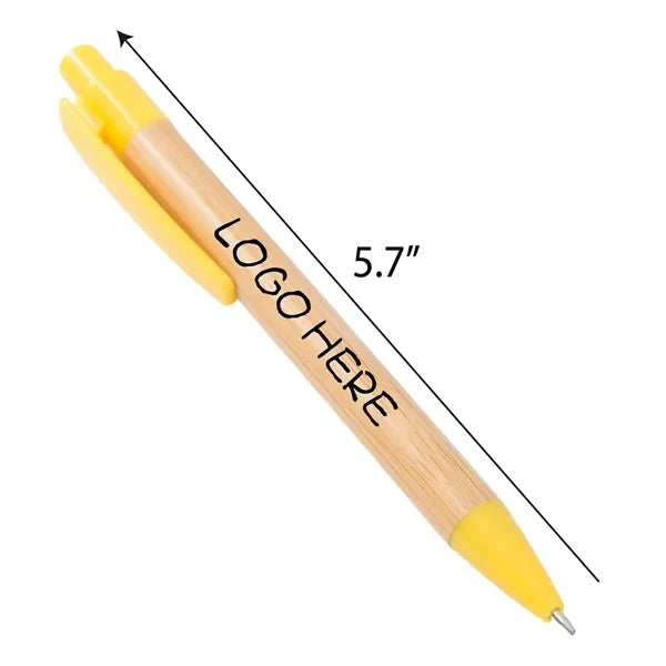 Bamboo Barrel Pens