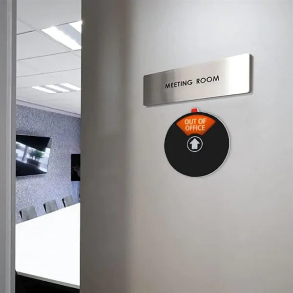 Rotating Office Privacy Sign - Do Not Disturb & Meeting