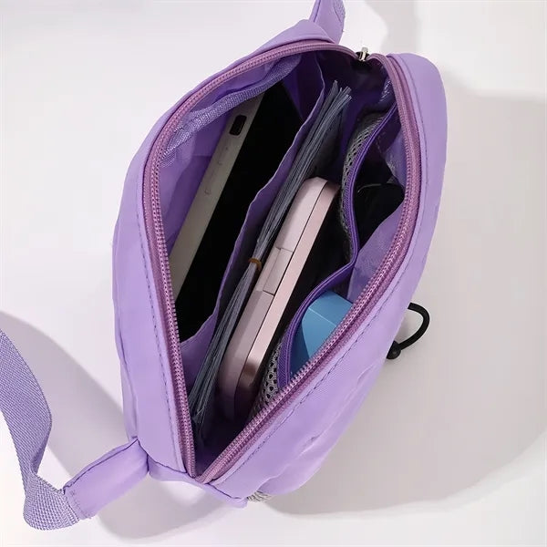 Waterproof Nylon Sport Waist Bag Travel Chest Pack Custom