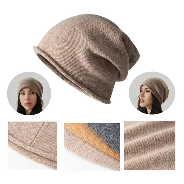 100% wool beanie in chic, soft, warm and versatile colors.